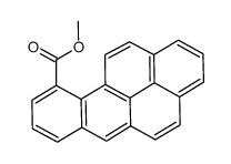 methyl benzo(a)pyrene-10-carboxylate Structure