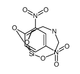 5-(2,4-dinitrophenoxy)-4,6,11-trioxa-1-aza-5-silabicyclo[3.3.3]undecane Structure