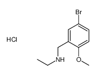 N-(5-BROMO-2-METHOXYBENZYL)ETHANAMINE HYDROCHLORIDE Structure