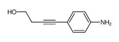 4-(4-aminophenyl)-3-butyn-1-ol结构式