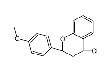 (2R,4S)-4-chloro-2-(4-methoxyphenyl)-3,4-dihydro-2H-chromene结构式