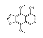 4,9-dimethoxy-6H-furo[2,3-g]phthalazin-5-one结构式