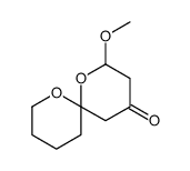 2-methoxy-1,7-dioxaspiro[5.5]undecan-4-one结构式