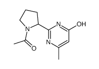 2-(1-acetylpyrrolidin-2-yl)-6-methyl-1H-pyrimidin-4-one结构式