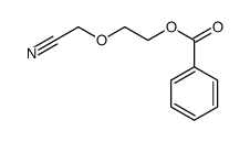 2-(cyanomethoxy)ethyl benzoate Structure