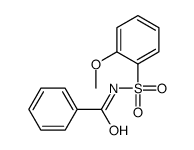 N-(2-methoxyphenyl)sulfonylbenzamide Structure