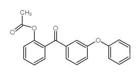 2-ACETOXY-3'-PHENOXYBENZOPHENONE结构式