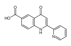 4-oxo-2-pyridin-2-yl-1H-quinoline-6-carboxylic acid Structure