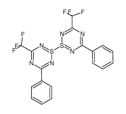 3-trifluoromethyl-5-phenyl-λ3-1,2,4,6-thiatriazinyl结构式