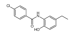 4-chloro-N-(5-ethyl-2-hydroxyphenyl)benzamide Structure