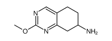 2-methoxy-5,6,7,8-tetrahydroquinazolin-7-amine结构式