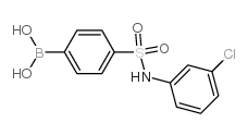 4-(N-(3-氯苯基)磺酰基)苯硼酸图片