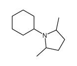 1-cyclohexyl-2,5-dimethylpyrrolidine Structure