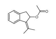 2-acetoxy-1-isopropylideneindan结构式