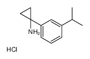 1-[3-(1-甲基乙基)苯基]-环丙胺盐酸盐结构式