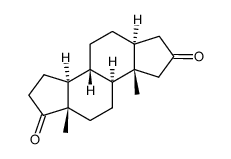 5-ALPHA-ANDROSTANE-ALPHA-NOR-2,17-DIONE structure