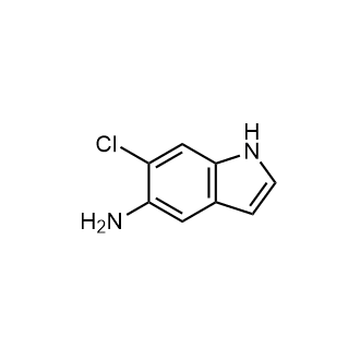 6-Chloro-1H-indol-5-amine structure