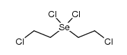 β,β'-dichlorodiethyl-selenium dichloride结构式