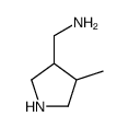 4-Methyl-3-PyrrolidineMethanamine structure