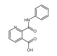 2-(N-phenylcarbamoyl)pyridine-3-carboxylic acid结构式