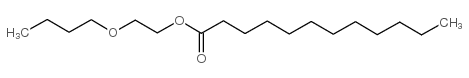 Dodecanoic acid,2-butoxyethyl ester Structure