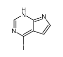 4-iodo-7H-pyrrolo[2,3-d]pyrimidine structure