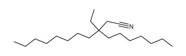 3-ethyl-3-heptyl-undecanenitrile结构式