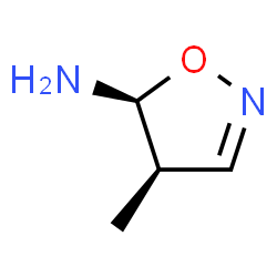 5-Isoxazolamine,4,5-dihydro-4-methyl-,cis-(9CI)结构式