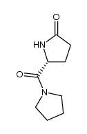 Pyrrolidine, 1-[(5-oxo-2-pyrrolidinyl)carbonyl]-, (R)- (9CI)结构式