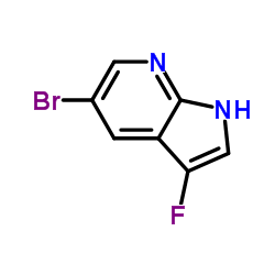 5-Bromo-3-fluoro-1H-pyrrolo[2,3-b]pyridine Structure