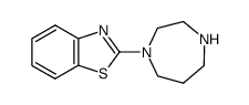 2-[1,4]Diazepan-1-yl-benzothiazole structure