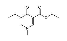 (Z)-Ethyl2-((dimethylamino)methylene)-3-oxohexanoate Structure