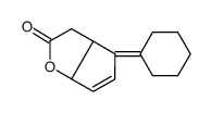 4-cyclohexylidene-3a,6a-dihydro-3H-cyclopenta[b]furan-2-one Structure