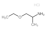 1-Ethoxy-2-propanamine hydrochloride structure