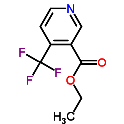 4-(三氟甲基)烟酸乙酯结构式