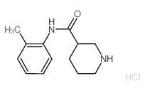 N-(2-Methylphenyl)-3-piperidinecarboxamide hydrochloride Structure