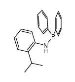 (Ph2P)NH-C6H4-2-CH(CH3)2 Structure