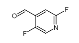 2,5-difluoropyridine-4-carbaldehyde结构式