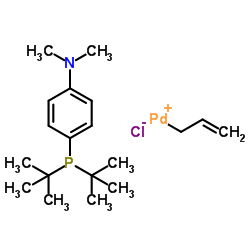 Allyl(chloro)[di-tert-butyl(4-dimethylaminophenyl)phosphine]palladium(II) structure