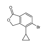 5-bromo-4-cyclopropyl-2-benzofuran-1(3H)-one Structure