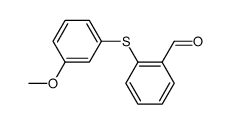 2-(3-methoxyphenylthio)benzaldehyde Structure