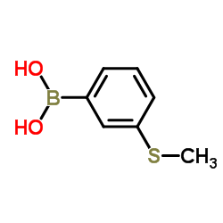 [2-(Methylsulfanyl)phenyl]boronic acid structure