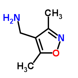 (3,5-Dimethylisoxazol-4-yl)methanamine structure