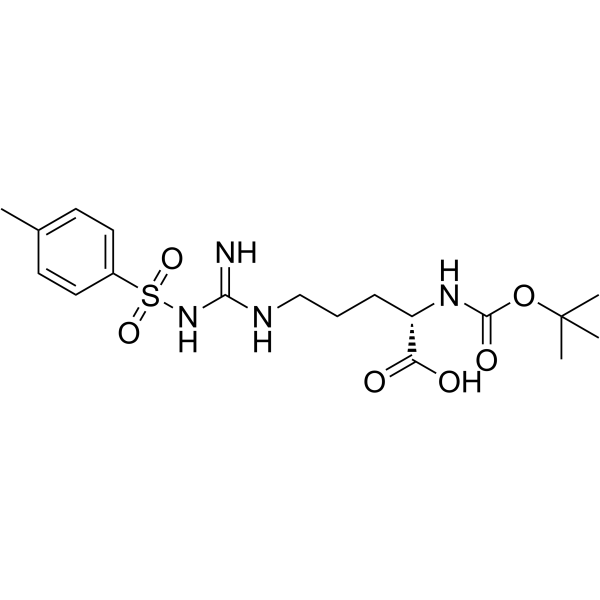 Boc-Arg(Tos)-OH Structure