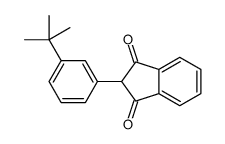 2-(3-tert-butylphenyl)indene-1,3-dione结构式