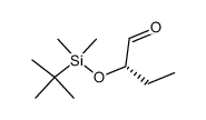 (S)-2-[(tert-butyldimethylsilyl)oxy]-butanal结构式