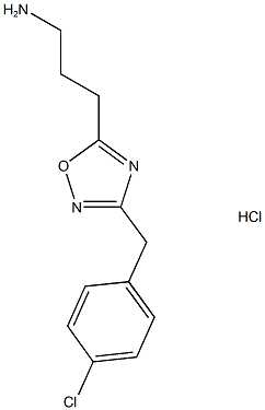 3-(3-(4-氯苄基)-1,2,4-噁二唑-5-基)丙-1-胺盐酸盐图片