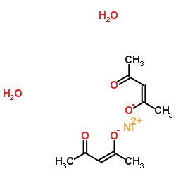 Nickel  acetylacetonate  hydrate Structure