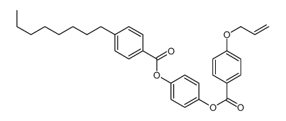 [4-(4-prop-2-enoxybenzoyl)oxyphenyl] 4-octylbenzoate Structure