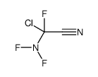 2-chloro-2-(difluoroamino)-2-fluoroacetonitrile结构式